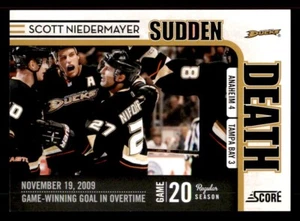 2010-11 Score Sudden Death #5 Scott Niedermayer Anaheim Ducks - Picture 1 of 2