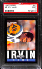 1985 Topps #82 LEROY IRVIN PSA 9 17428922