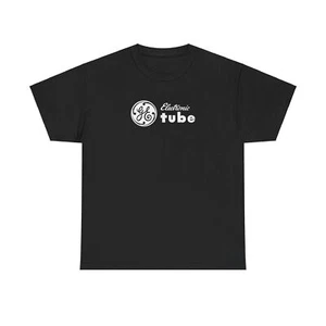 GE Vacuum Tube Graphic T-Shirt - Retro Vintage Valve Audio Logo 13 Colors Gift - Picture 1 of 144