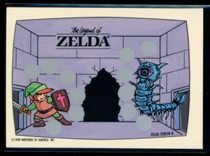 THE LEGEND OF ZELDA 1989 Topps Nintendo Scratch-Off Screen 8 NM C5