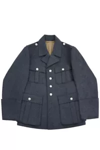 2. Weltkrieg Deutsche M38 Luftwaffe EM/NCO blau grau Wolltunika Tuchrock - Bild 1 von 3