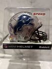 DETROIT LIONS Mini Speed Helmet Autographed by 5 Detroit Lions Players