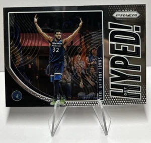 KARL-ANTHONY TOWNS 2017-18 Panini Prizm Get Hyped! INSERT CARD#1 - Picture 1 of 2