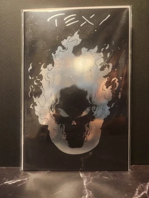GHOST RIDER #15 MEXICAN FOIL SDCC EXCLUSIVE SIGNED MARK TEXEIRA LIMITED TO 1000