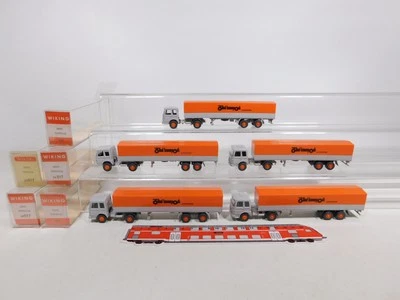 5x wiking H0 1:87 Autoarticolato Man Leggero Trasporto: 24 517+517 Mint + Box # - Immagine 1 di 4