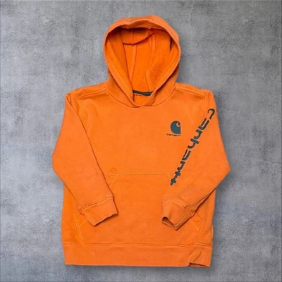 Sudadera con Capucha Carhartt Niños Naranja/Talla: XS Foto 1 de 4