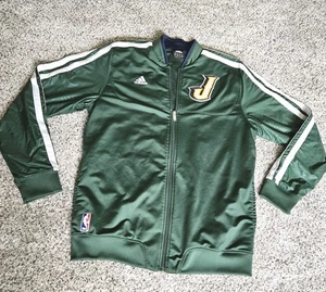 Vintage Adidas Utah Jazz NBA Track Jacket Classic Original Adult Size Large VTG - Picture 1 of 16