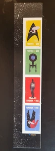 2016 47c Forever Star Trek Gene Roddenberry, 4er-Streifen Scott 5132-35 neuwertig Sehr guter Erhaltungszustand NH - Bild 1 von 7
