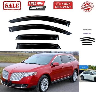 Window Visor Compatible with Lincoln MKT 2010, Rain Guard Window Vent Deflect... Foto 1 de 4
