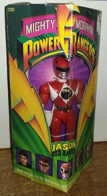 Bandai Mighty Morphin Power Rangers 1993 Jason - The Red Ranger 8" sin usar, en caja sellada Foto 1 de 3