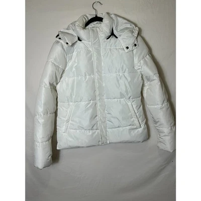 Zyia Women's Country Sport White Aspen Puffer Jacket with Removeable Hood SZ XL - Image 1 of 4