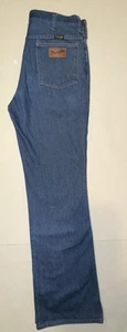 Pantalones de mezclilla Wrangler de colección para hombre 32x33 935 DEN ajustados corte bota hechos en EE. UU. años 80/90 - Imagen 1 de 9