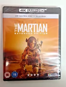 4K UHD BLU-RAY THE MARTIAN EXTENDED EDITION BRAND NEW SEALED UK STOCK - Picture 1 of 2