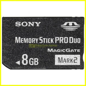 Sony Memory Stick Pro Duo 8Gb Mark2 MagicGate. Scheda memoria per fotocamere. - Picture 1 of 3