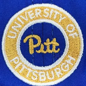 Pittsburgh Pitt Panthers Embroidered Blue Gold Cap Hat Adjustable NCAA ACC - Picture 1 of 8