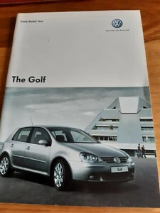 A CAR BROCHURE THE VOLKSWAGEN GOLF/ leaflet UK/GB 2006 63 FULL COLOUR PAGES - Picture 1 of 12