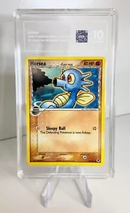 2006 Pokemon Horsea #50 Dragon Frontiers - Graded: 10 GEM MINT - Picture 1 of 2