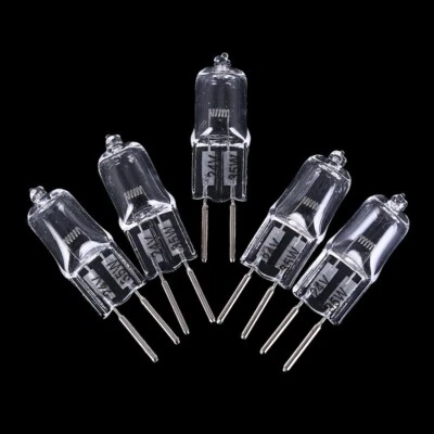 10Pcs G5.3 24V 20W/35W/50W Base Halogen Work Light Lamp Bulbs for Lathe Machine - Image 1 of 4