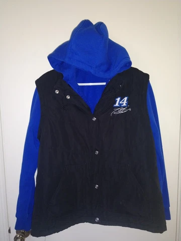 Sz large NASCAR Racing Tony Stewart Chase Authentics Sweatshirt Hoodie vest 2:1 Cover