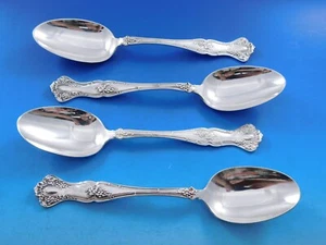 Vintage by 1847 Rogers Bros Silverplate Serving Spoon Set of 4 pcs 8 1/4" Grapes - Picture 1 of 3