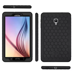 For Samsung Galaxy Tab A 8" (NEW) SM-T380 / T385 2017 ShockProof Silicone Cover - Picture 1 of 10