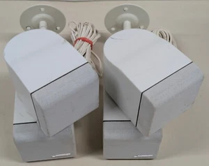 Bose Doppelcube Lautsprecher Lifestyle/Acoustimass weiß 2er Set mit Wandhalterungen - Bild 1 von 15