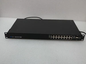 Ubiquiti EdgeSwitch 16 150W { Testé sous tension } - Photo 1/5