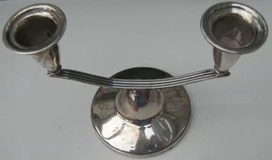 Birmingham 1965 Sterling Silver Midecentury Candlestick Candleabra Elkington &Co - Picture 1 of 9