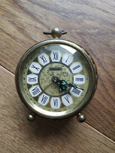 Blessing Wecker Uhr Clock Antik Alt goldfarben Vintage - Bild 1 von 5