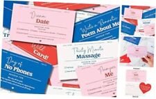 20 Fun and Romantic Love Coupon Book for Him, Her, Husband, Wife, Boyfriend, 