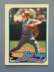 1989 O-PEE-CHEE TODD STOTTLEMYRE #237 TORONTO BLUE JAYS - Picture 1 of 2