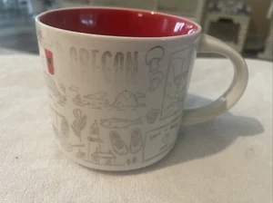 2018 Starbucks Oregon Holiday Christmas Mug Been There Collection - Picture 1 of 5