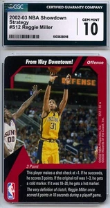 🔥2002-03 NBA Showdown Reggie Miller #S12 Rare - CGC 10 - Gem Mint - Low Pop! - Picture 1 of 2