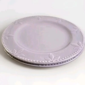 Sorrento Signature by Debby Segura 2 Dinner Plates 11.5" Lavender - Picture 1 of 9