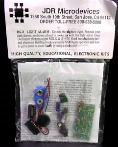 DK-8 Lichtalarm elektronisches Projekt-Kit JDR Mikrogeräte (1995) pädagogisch - Bild 1 von 4