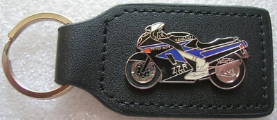 Schlüsselanhänger Kawasaki ZZR 1100 / ZZR1100 blau schwarz Art. 0041 Motorrad - Bild 1 von 4