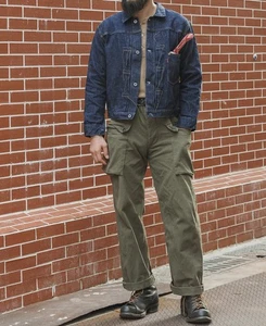 Bronson Manufacturing Company USMC P-44 UTILITY PANTS (MODIFIED) - OLIVE - Picture 1 of 17