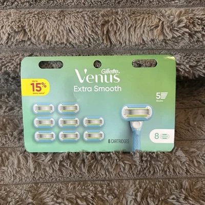 Venus Extra Smooth Women's Razor Blade Refills - 8 Count - New