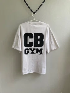 Cole Buxton CB GYM Logo Streetwear T-Shirt White / Gray Size M - Picture 1 of 16