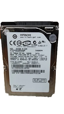 Hitachi 5K500.B HTS545032B9SA00 320 GB 2.5" SATA II Laptop Hard Drive - Image 1 of 3