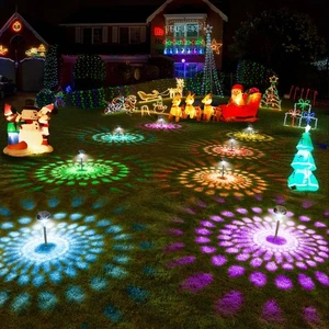 6 Pack Solar Pathway Lights Outdoor Waterproof IP67, Bright Color Changing & ... - Picture 1 of 6