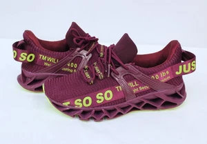 Just So So Damen Running Walking Sport Fitness Schuhe Größe US 9 EU 40 Weinrot - Bild 1 von 6