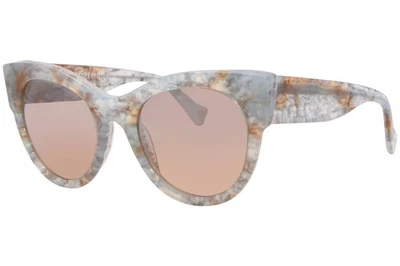 RetroSuperFuture Noa-5V8/R FW17 Sunglasses Women's Blue/Pink Mirror Cat Eye 54mm - Image 1 of 4
