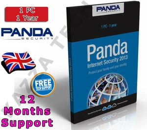PANDA INTERNET SECURITY 2013 1 PC USER 1 YEAR! Activation License Key AntiVirus - Afbeelding 1 van 2