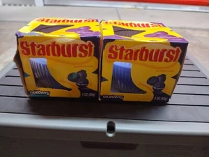 Starburst Scented Candle 3 oz Jar - Blueberry Candy Scented Candle Lot of 2 - Picture 1 of 4