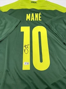 Sadio Mane Hand Signed Autograph Puma Senegal National Team Jersey Beckett BAS - Picture 1 of 13