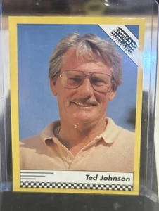 1991 World of Outlaws Racing, Ted Johnson, Card #62, In Protective Sleeve. - Picture 1 of 2