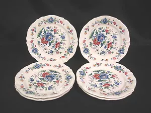Sarreguemines Touraine Bread & Butter Plates 7 1/2" dia. Group of 6 - Picture 1 of 11