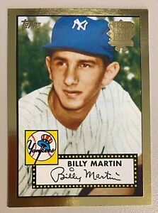 2001 Topps Archives 1952 World Series Billy Martin New York Yankees #175