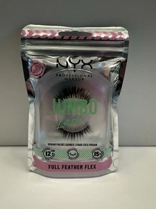 NYX Jumbo Lash Full Feather Flex Vegan False Lashes 1 Pair Re-Usable Up To 15X - Picture 1 of 1